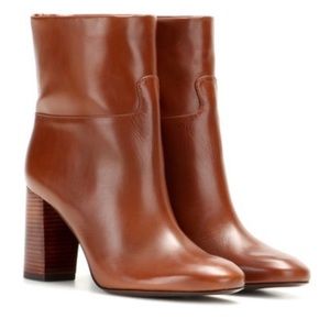 Tory Burch Devon Leather Ankle Boots 👢